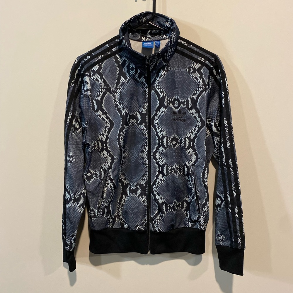 Blue Snake Adidas Jacket